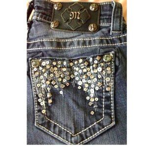 Miss Me Embellished Pockets Skinny Jeans